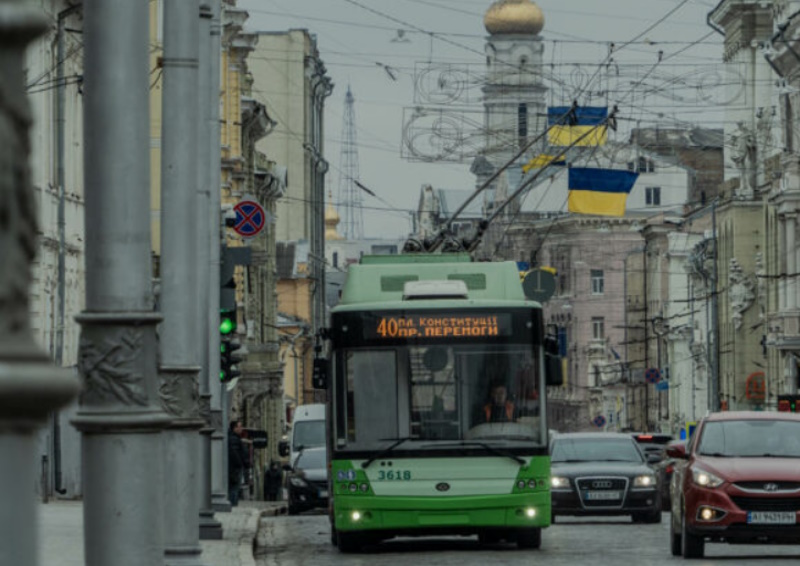троллейбус № 40 в Харькове