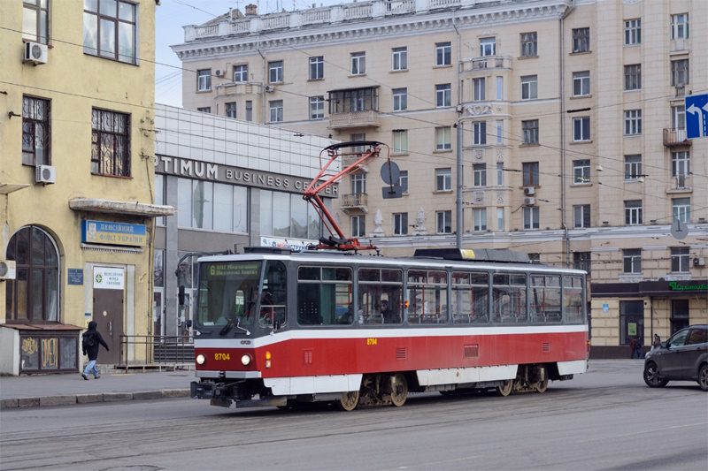 Трамвай № 6 в Харькове