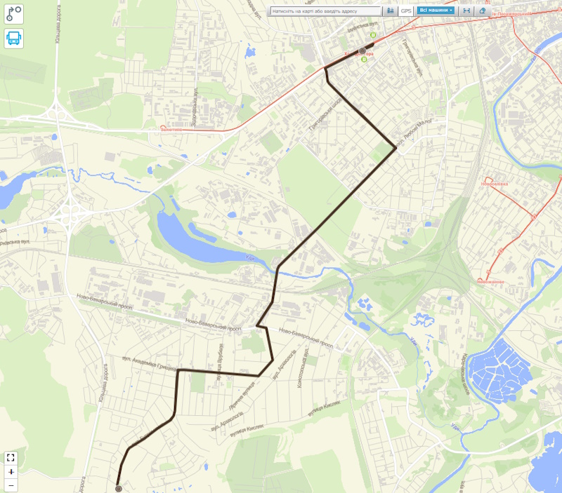 маршрутка 209 е в Харькове