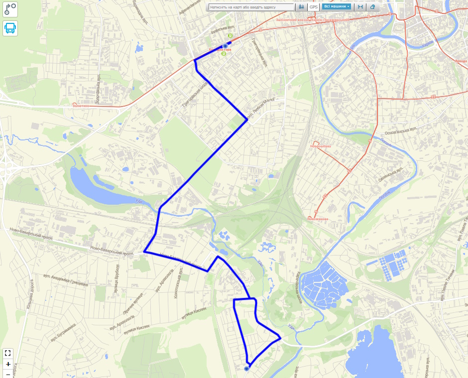 автобус № 22 в Харькове