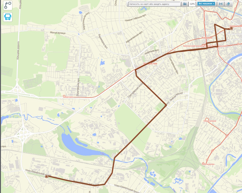автобус № 57 в Харькове