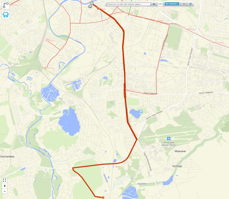 автобус № 68 в Харькове