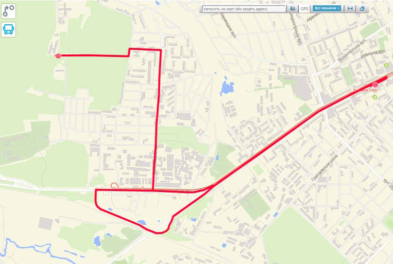 автобус № 243 в Харькове