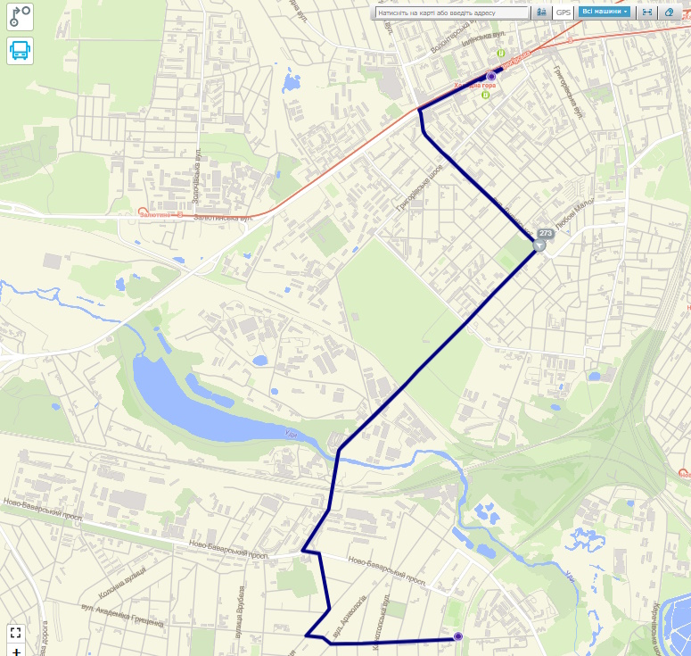 автобус № 273 в Харькове