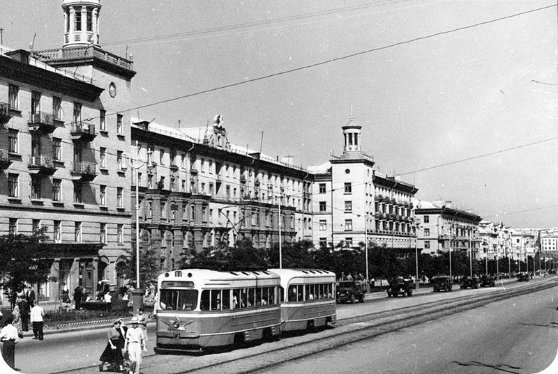 Трамвай №16А в Харькове