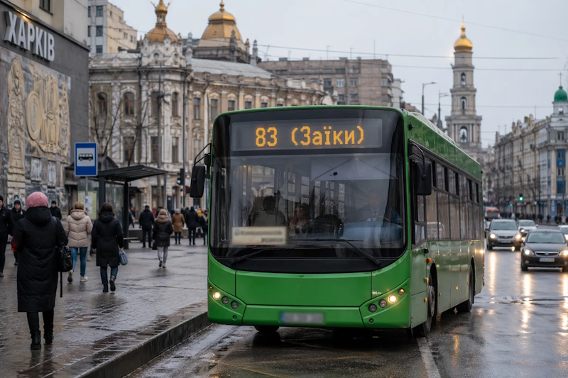 автобус № № 83 (Заики) в Харькове