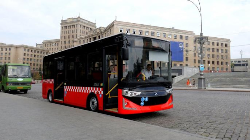 автобус № 243 в Харькове