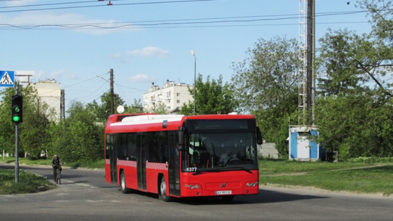 автобус № 252 в Харькове